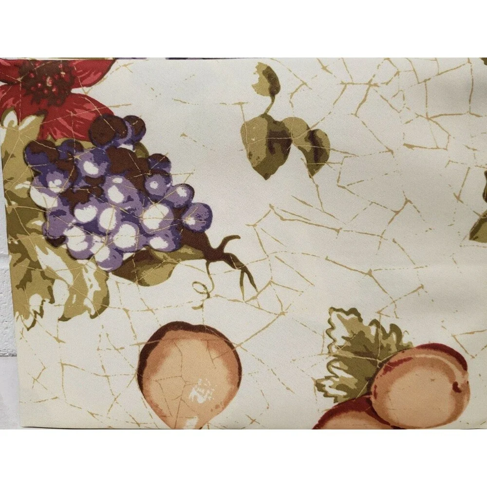 Printed Fabric Tablecloth, 60